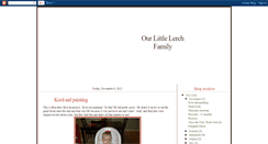 Desktop Screenshot of mjlerch.blogspot.com