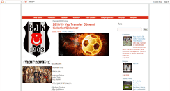 Desktop Screenshot of eksibesiktas.blogspot.com