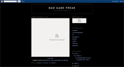 Desktop Screenshot of madgamefreak.blogspot.com