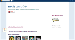 Desktop Screenshot of crochecomcristo.blogspot.com