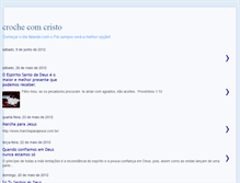 Tablet Screenshot of crochecomcristo.blogspot.com