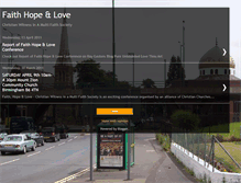 Tablet Screenshot of faithhopeandloveconference.blogspot.com