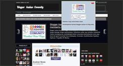 Desktop Screenshot of bloggerasahan.blogspot.com