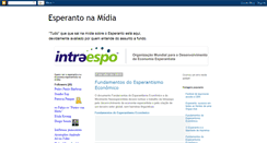 Desktop Screenshot of esperanto-na-midia.blogspot.com