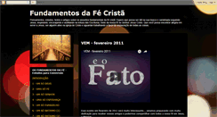 Desktop Screenshot of fundamentosdafecrista.blogspot.com