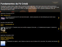 Tablet Screenshot of fundamentosdafecrista.blogspot.com