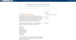 Desktop Screenshot of improvegasmileage.blogspot.com
