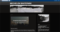 Desktop Screenshot of mechelenskatepark.blogspot.com