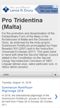 Mobile Screenshot of pro-tridentina-malta.blogspot.com