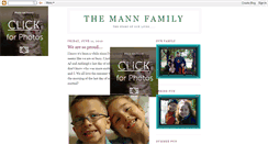 Desktop Screenshot of mannfamily4.blogspot.com