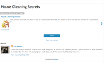 Tablet Screenshot of house-cleaning-secrets.blogspot.com