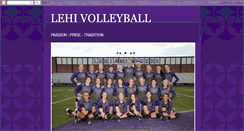 Desktop Screenshot of lehivolleyball.blogspot.com