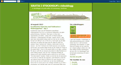Desktop Screenshot of gratisistockholm.blogspot.com