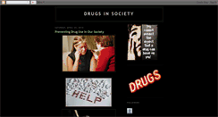 Desktop Screenshot of drugssociety.blogspot.com