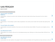 Tablet Screenshot of ilmu-pengasih.blogspot.com