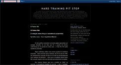 Desktop Screenshot of hardtrainingpitstop.blogspot.com