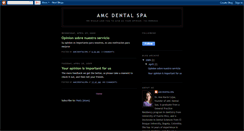 Desktop Screenshot of amcdentalspa.blogspot.com