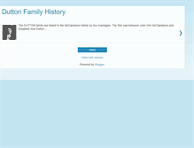 Tablet Screenshot of duttonfamilyhistory.blogspot.com