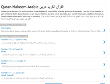 Tablet Screenshot of onlinequranhakeem.blogspot.com