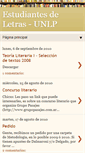 Mobile Screenshot of estudiantesdeletras-unlp.blogspot.com