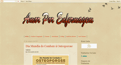 Desktop Screenshot of amorporenfermagem.blogspot.com