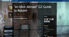 Desktop Screenshot of adamgaskinsmalawi.blogspot.com