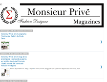 Tablet Screenshot of monsieur-prive-magazines.blogspot.com