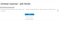 Tablet Screenshot of christian-musician-phil-fischer.blogspot.com