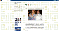 Desktop Screenshot of politicoscristianos.blogspot.com