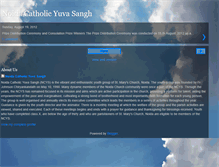 Tablet Screenshot of noidacatholicyuvasangh.blogspot.com