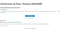 Tablet Screenshot of exhibiciones-ellasnosotras.blogspot.com