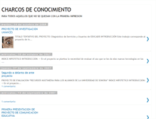 Tablet Screenshot of charcosdeconocimiento.blogspot.com