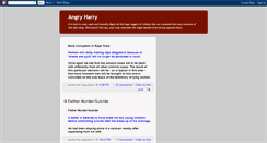 Desktop Screenshot of angryharrysblog.blogspot.com
