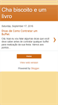 Mobile Screenshot of chabiscoitoseumlivro.blogspot.com