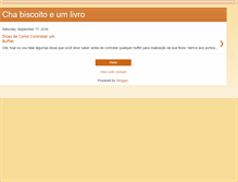Tablet Screenshot of chabiscoitoseumlivro.blogspot.com