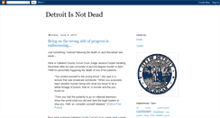 Desktop Screenshot of detroitisnotdead.blogspot.com