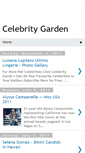 Mobile Screenshot of celebritygarden.blogspot.com