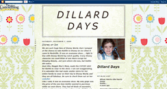 Desktop Screenshot of dillarddays.blogspot.com