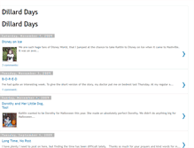 Tablet Screenshot of dillarddays.blogspot.com