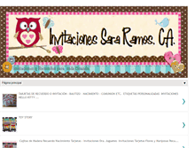 Tablet Screenshot of invitacionessararamos.blogspot.com