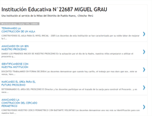 Tablet Screenshot of institucion-educativa-22687.blogspot.com