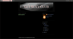 Desktop Screenshot of getsexyclub.blogspot.com