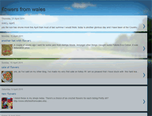 Tablet Screenshot of flowersfromwales.blogspot.com