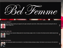 Tablet Screenshot of belfemme.blogspot.com