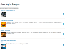 Tablet Screenshot of dancingintongues.blogspot.com