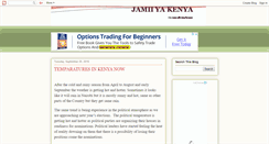 Desktop Screenshot of jamiiyakenya.blogspot.com
