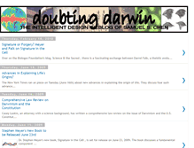 Tablet Screenshot of doubtingdarwin.blogspot.com