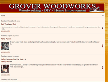 Tablet Screenshot of groverwoodworks.blogspot.com