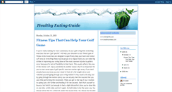 Desktop Screenshot of healthyeating-guide.blogspot.com
