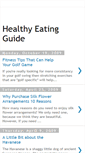 Mobile Screenshot of healthyeating-guide.blogspot.com